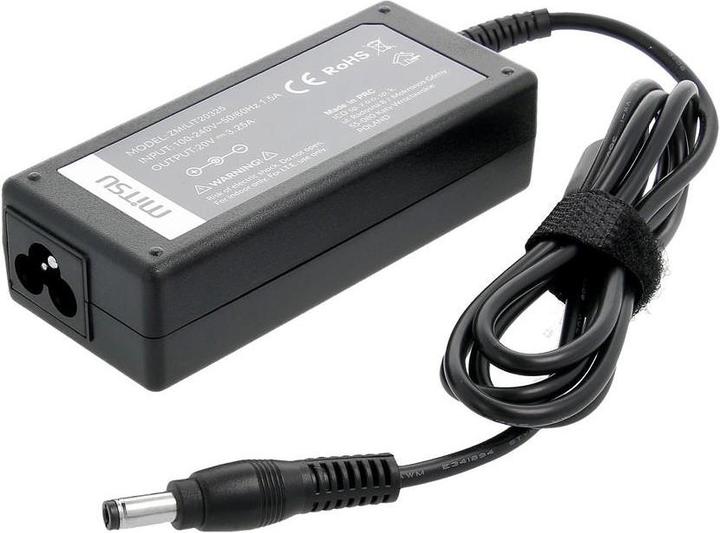 Produktbild Mitsu notebook charger 20v 3.25a 5.5x2.5 - fujitsu maxdata itd (65 W)