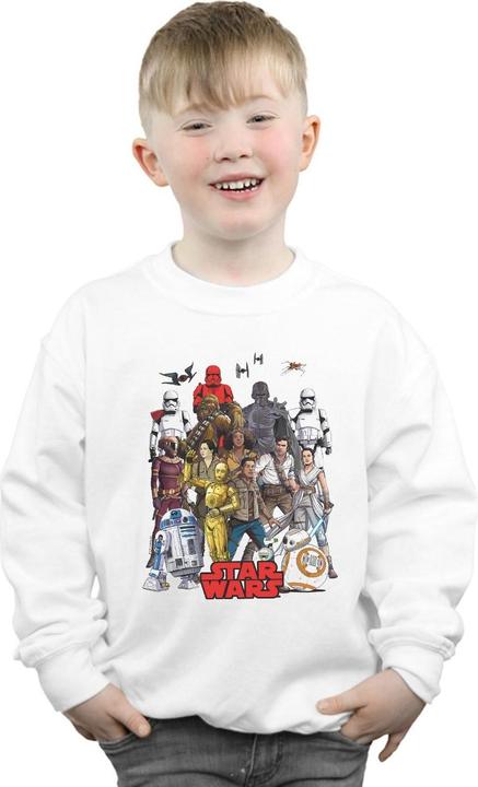 Produktbild Star Wars The Rise Of Skywalker Character Collage Sweatshirt Jungen (104)