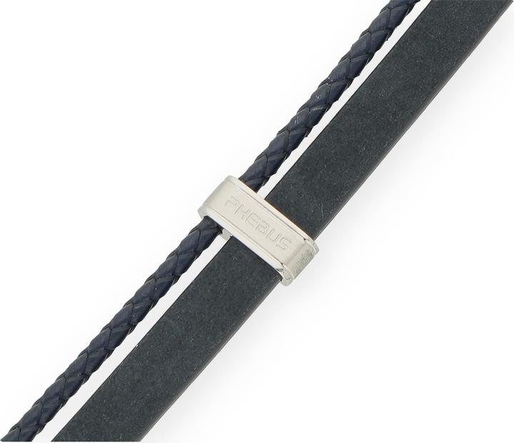 Image du produit Phebus Classique Hommes (21 cm, Acier inoxydable/cuir)