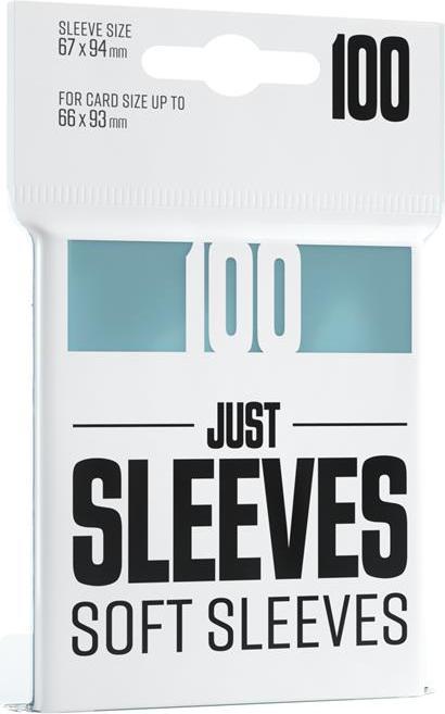 Actual product image Gamegenic GGX10001ML - Just Sleeves - Soft Sleeves (100 Sleeves)