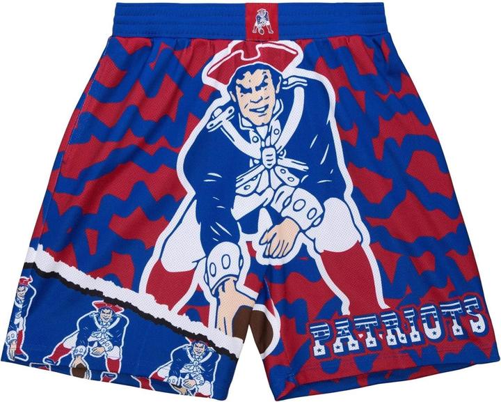Produktbild Mitchell & Ness M&N New England Patriots JUMBOTRON Basketball Shorts - S (S)