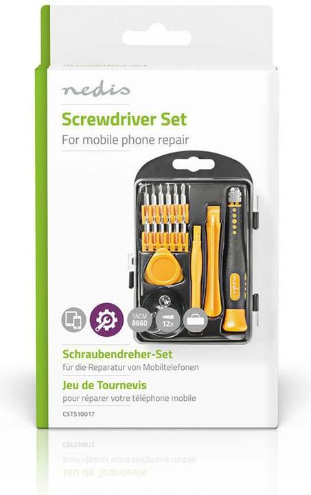 Produktbild Nedis Phone/tablet repair set | 17-in-1 | PC / Smartphone / Tablette (17 Teile)