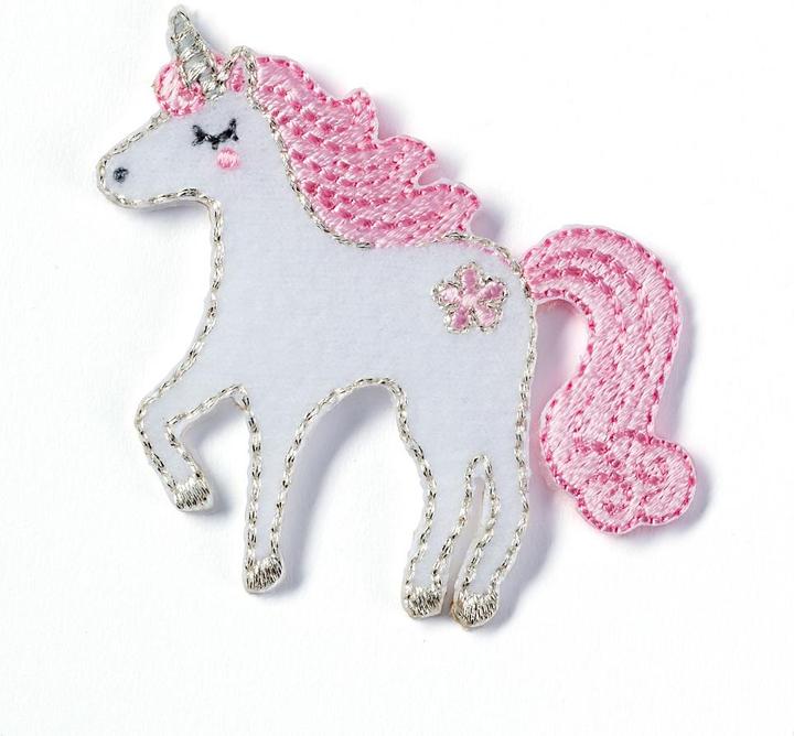 Immagine prodotto Prym Applicazione unicorno, bianco/rosa (1 x)