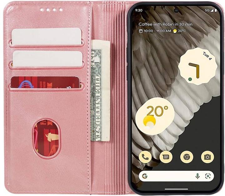 Produktbild Cover-Discount Google Pixel 8 - Stand Flip Case Hülle rosa (Google Pixel 8)