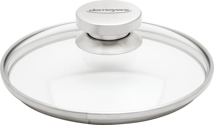 Demeyere Glasdeckel mit Edelstahlring 26cm (26 cm, Glas, Metall)