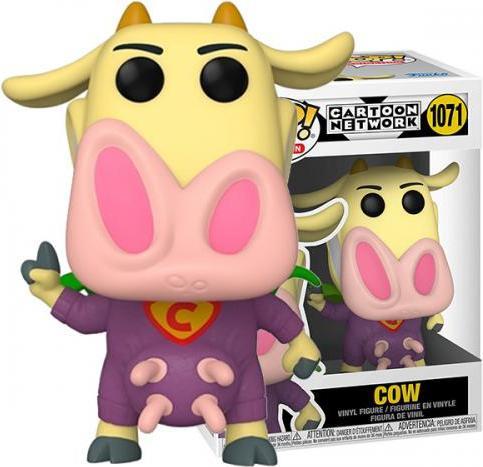 Actual product image Funko POP Cartoon Network Cow and Chicken - Superhero Cow