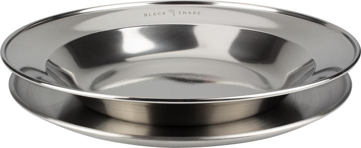Image du produit Black Snake Set de vaisselle de camping en acier inoxydable