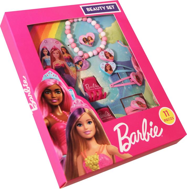 Produktbild TDL Barbie Kosmetik Set (Haarkamm, Haargummi)