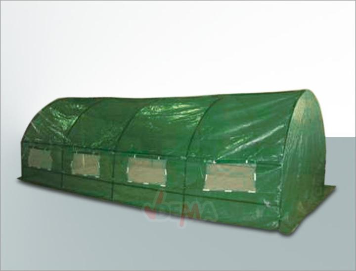 Produktbild Dema Gewächshaus Tunnel Treibhaus Frühbeet Pflanzbeet Tomatenhaus 600x300 cm 6x3 m