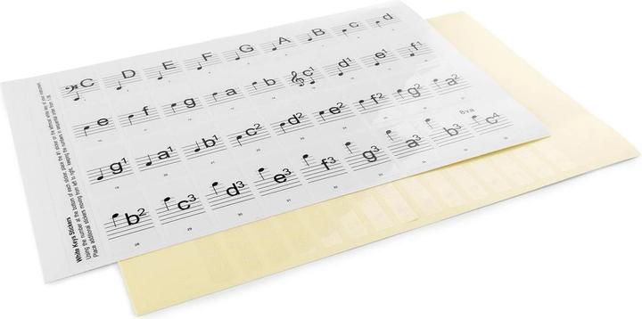 Actual product image Max Sheet music sticker KB-KEY (Instrument lighting)