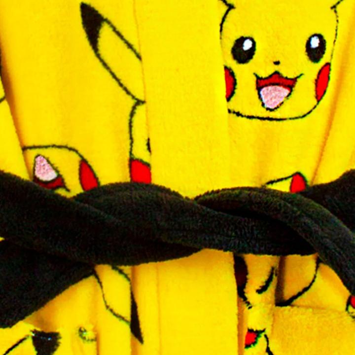 Produktbild Pokémon Childrens/Kids Pikachu Front Pocket Robe (110)