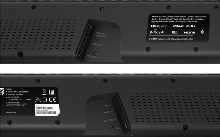 Actual product image Philips Fidelio B95/10 (410 W, 5.1.2 Channel)