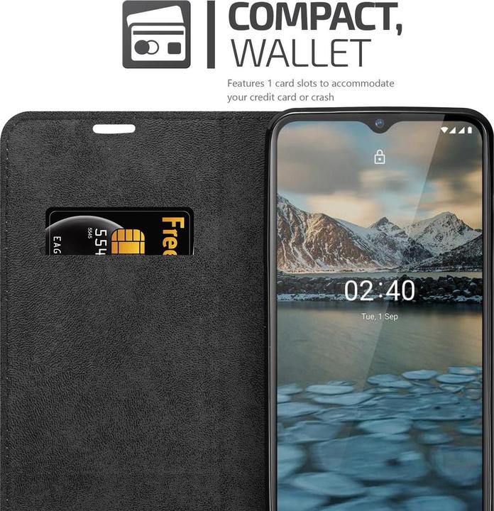 Produktbild Cadorabo Book Invisible Magnet Cover (Nokia 2.4)