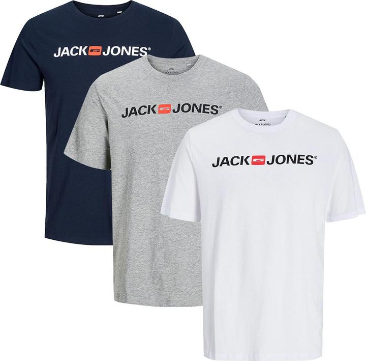 Produktbild Jack & Jones 3er Pack Corp T-Shirt (M)