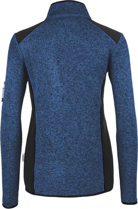 Actual product image Hakro Ladies Knitted Fleece Jacket Churchill royal mottled, XS (XS)