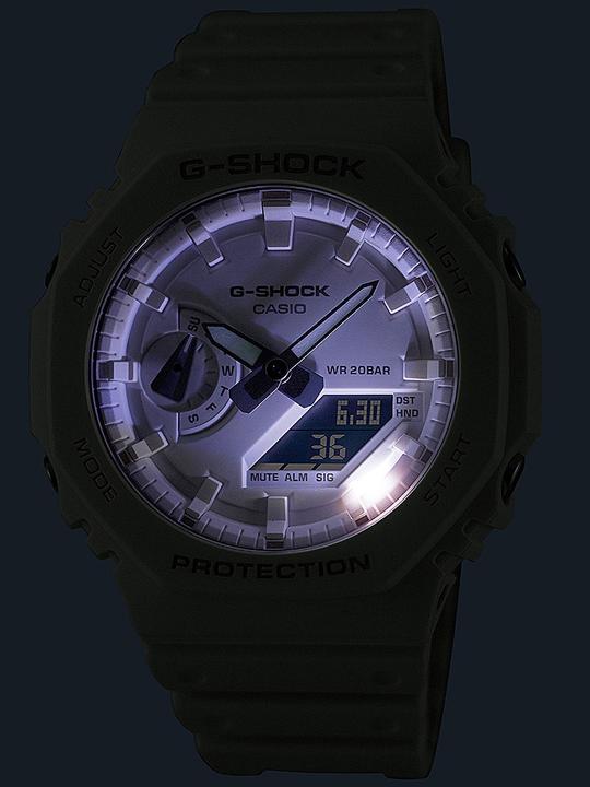 Image du produit G-Shock GA-2100-7A7ER (Affichage de la réserve de puissance, 45 mm)