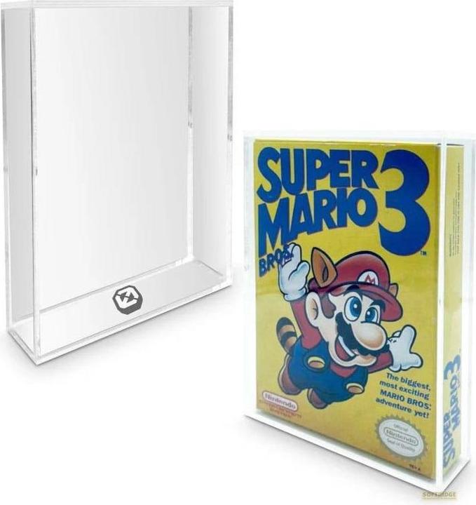 Evoretro Acrylic case 2-pack for NES games (DSi XL)