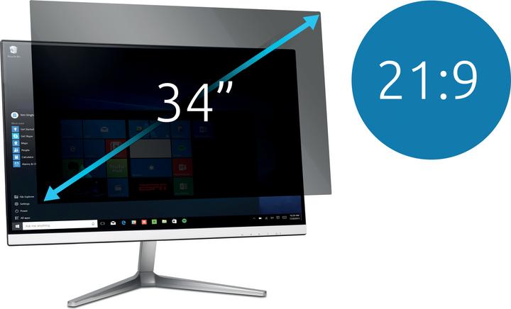Produktbild Kensington Monitor-Bildschirmfolie 2-Way Privacy Screen 34/21:9 (34", 21 : 9)