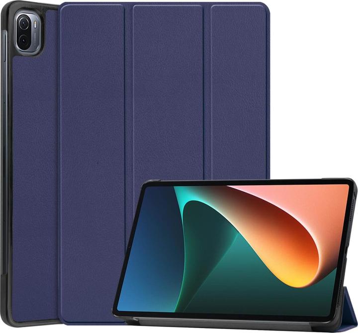 Actual product image Cover-Discount Xiaomi Pad 5 - Tri-fold Smart Case dark blue (Xiaomi Pad 5)