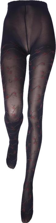 Image du produit Levee Floral 60 Collant, couleur 399 noir, taille 40-42 (60 DEN, 40 - 42)