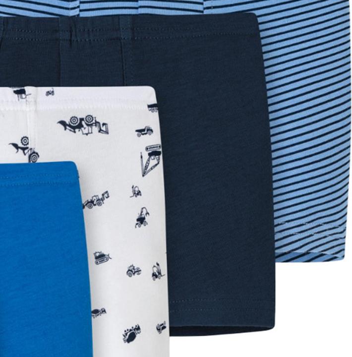 Actual product image Schiesser Pack of 10 Kids Boys 95/5 Organic Cotton Shorts / Pants (104, pack of 10)