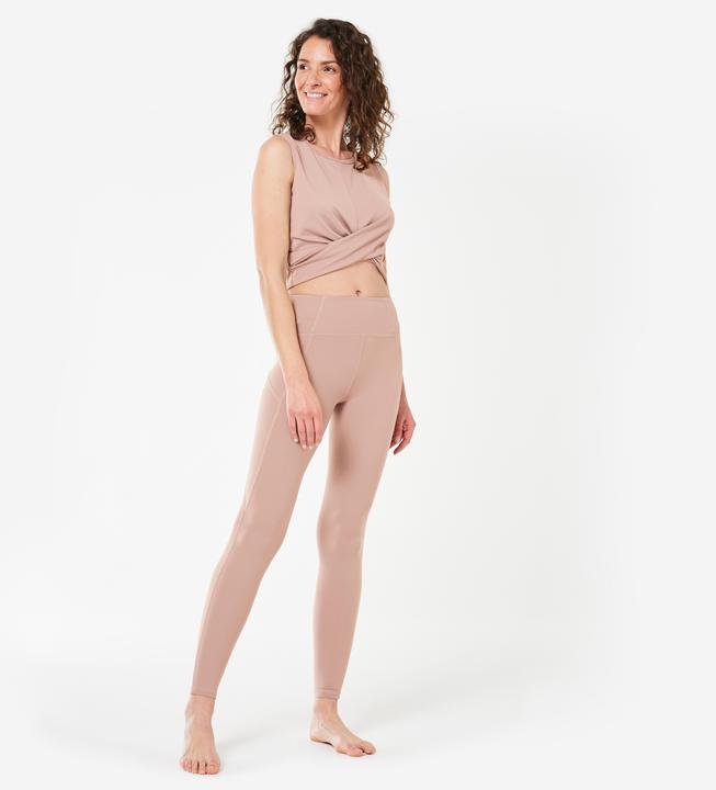 Immagine prodotto Kimjaly Leggings Yoga Donna - Premium marrone (W28/L31)