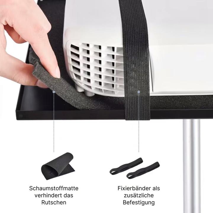 Immagine prodotto Hermex Projektorständer Beamerhalterung Teleskopstativ Laptopständer (Supporto per pavimento)