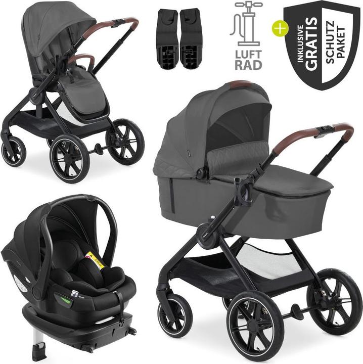Produktbild Hauck 4in1 Kinderwagen-Set Walk N Care Air Trio Kinderwagen 3 in 1