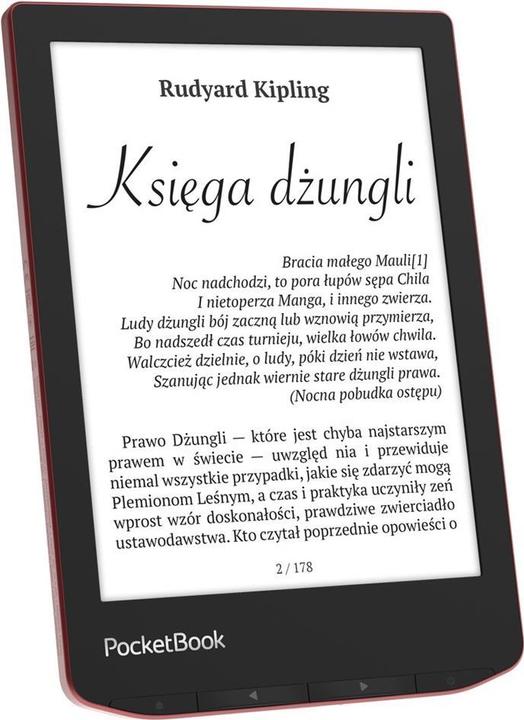 Immagine prodotto PocketBook Verse Pro (6", 16 GB, Red, Nero)