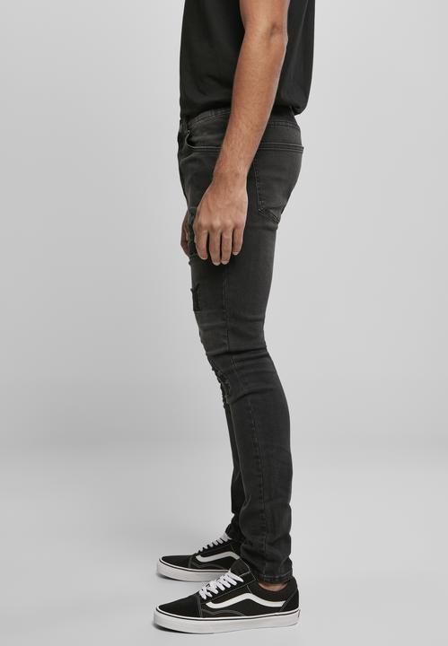 Actual product image Urban Classics Heavy Destroyed Slim Fit Jeans - 16475 (W29/L32)
