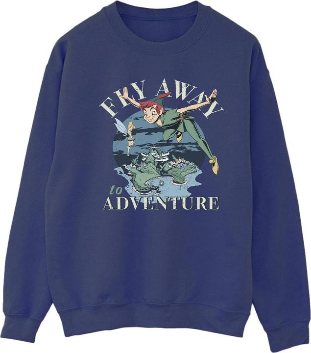 Actual product image Disney Womens/Ladies Peter Pan Fly Away To Adventure Sweatshirt (XXL)