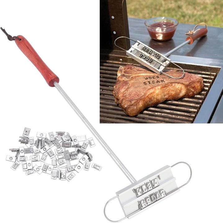 Image du produit Auhx Grill-Brandeisen für Steak, tragbar