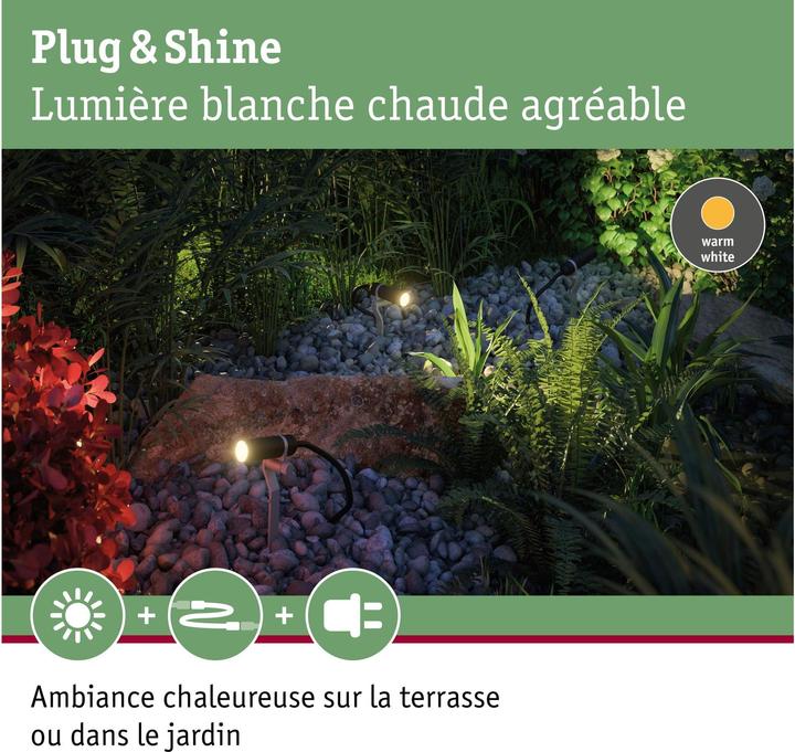 Image du produit Paulmann Plug & Shine Plantin (200 lm, IP65)