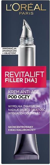 Immagine prodotto L'Oréal Paris L'Oréal Revitalift Filler (HA) crema occhi 15ml (Gel, 15 ml, Giorno + Notte)