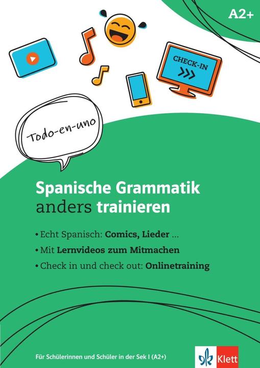 Image du produit Spanische Grammatik anders trainieren (Allemand, Espagnol, Ernst Klett Langues, 2021)