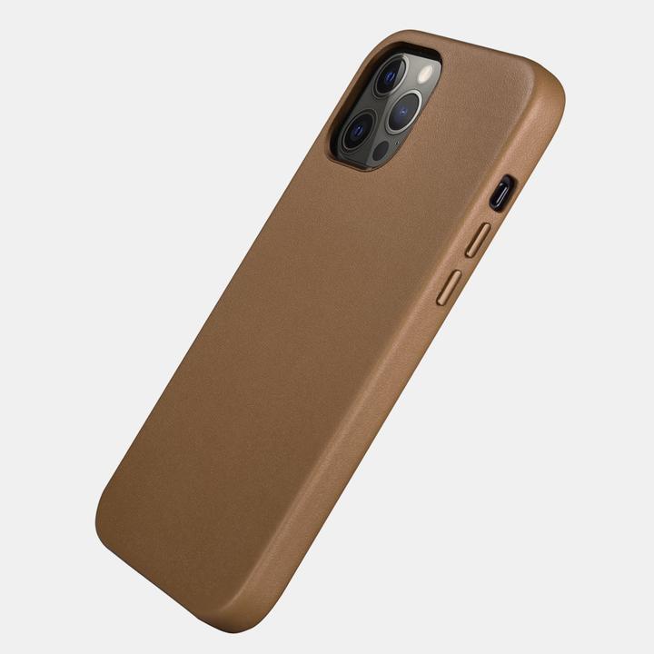 Produktbild iCarer Case Leather Genuine Leather Case for the iPhone 12 Pro (Apple iPhone 12 Pro, Apple iPhone 12)