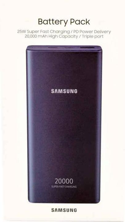 Actual product image Samsung EB-P5300XJ (20000 mAh, 25 W, 74 Wh)