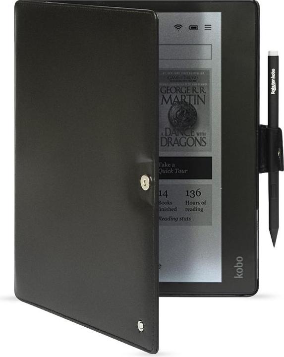 Actual product image Noreve Horizontal leather flap shell (Kobo Elipsa 2E)