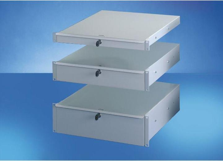 Actual product image Schroff 19 inch drawer - drawer 19 inch 2he ral7035