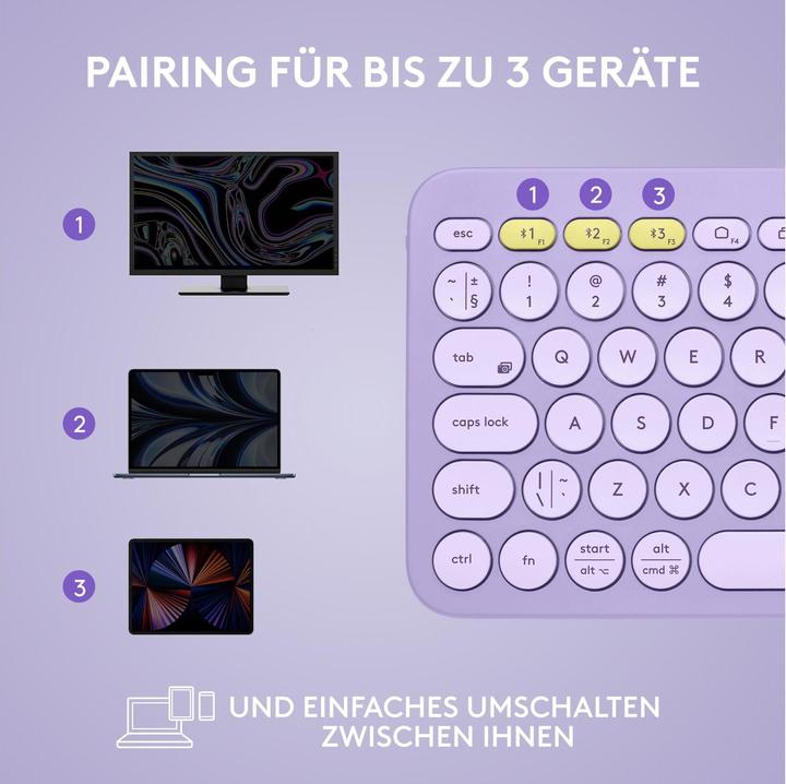 Produktbild Logitech K380 (CH, Kabellos)