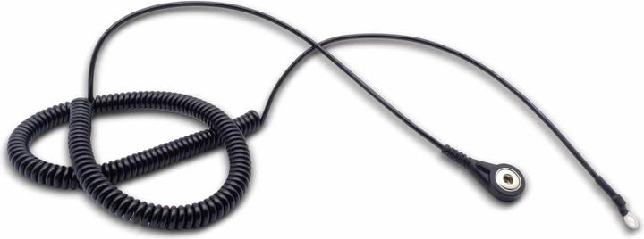 Image du produit Quadrios Câble de mise à la terre ESD 3.60 m Bouton-poussoir 4 mm, connexion par cosse annulaire