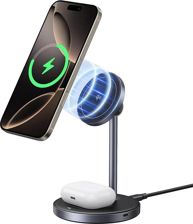 Image du produit Ugreen W710 2-in-1 inductive charger for Iphone, AirPods