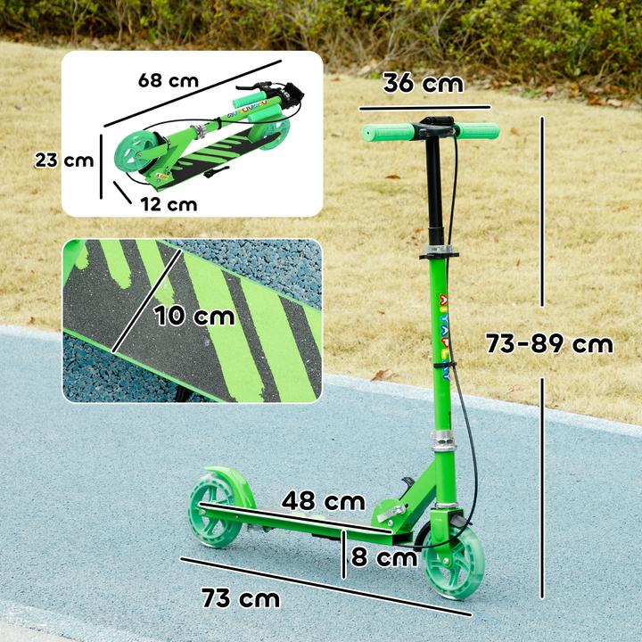 Image du produit Aiyaplay Kinderscooter Kunststoff, Metall Grün