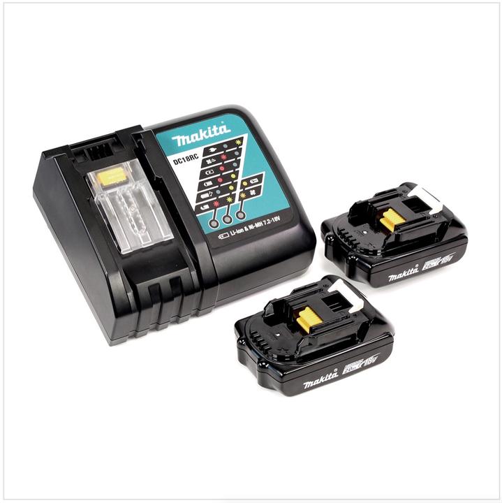 Actual product image Makita DDF 458 RAJ cordless drill driver 18 V 91 Nm + 2x battery 2.0 Ah + charger + Makpac (Rechargeable battery operated)
