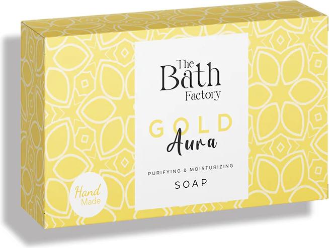 Produktbild The Bath Factory Hand Gesichts und Körperseife Gold Aura