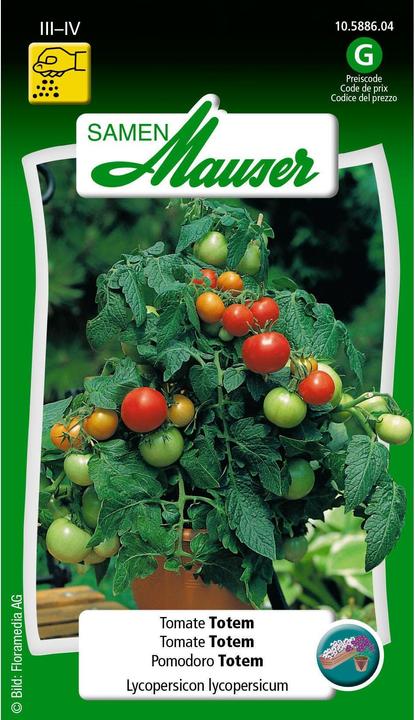 Produktbild Samen Mauser Tomate Totem (Gemüsesamen)