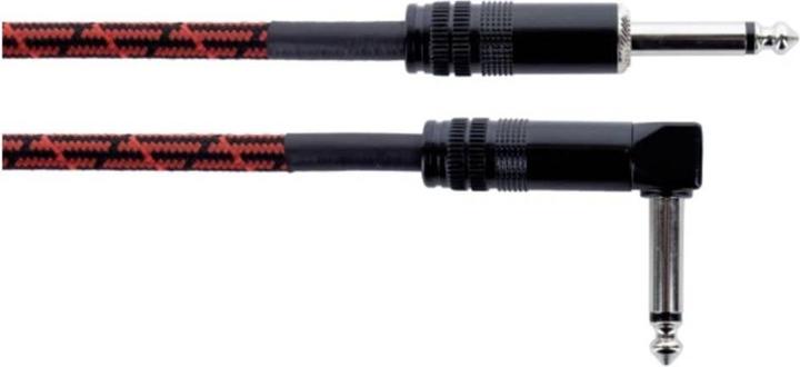Immagine prodotto Cordial EI 3 PR-TWEED-RD Instrumenten Anschlusskabel (1x Klinkenstecker 6.3 mm ( (3 m, 2,5 mm)