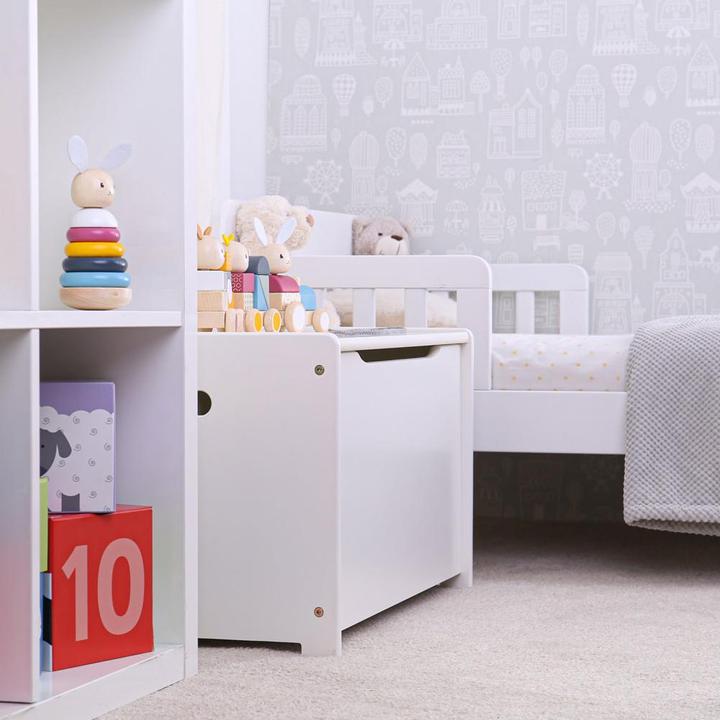 Actual product image Bigjigs Tidlo wooden toy box white