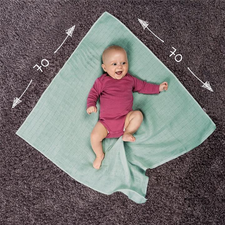 Actual product image Makian Mullwindeln & Mulltücher Mullwindel / Mulltuch 8er Pack 70 x 70 cm (70 cm, 70 cm)