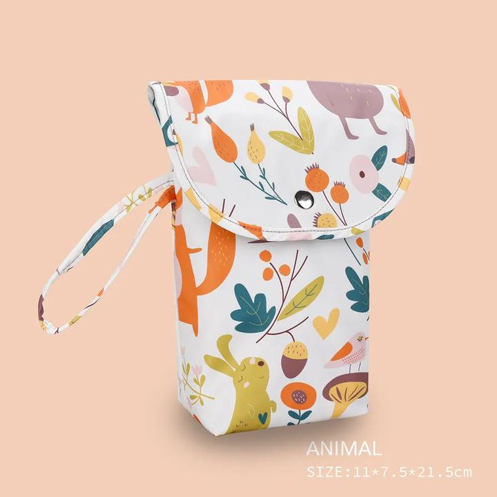 Only-Bags.Store Baby Nappy Bag Organiser Reusable Waterproof Wet/Dry Cloth Bag Mummy Storage
